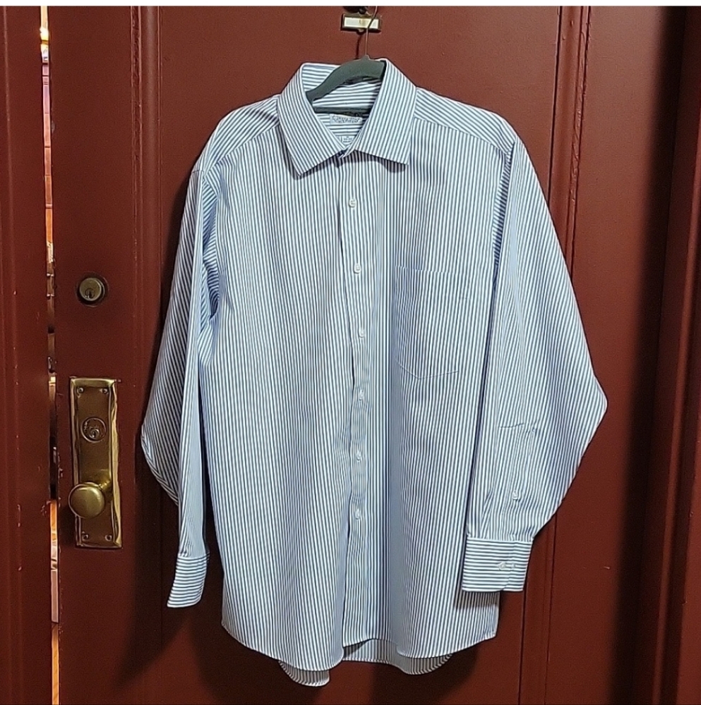 Eagle Shirtmakers Men's Longsleeve Dress Shirt Size 16